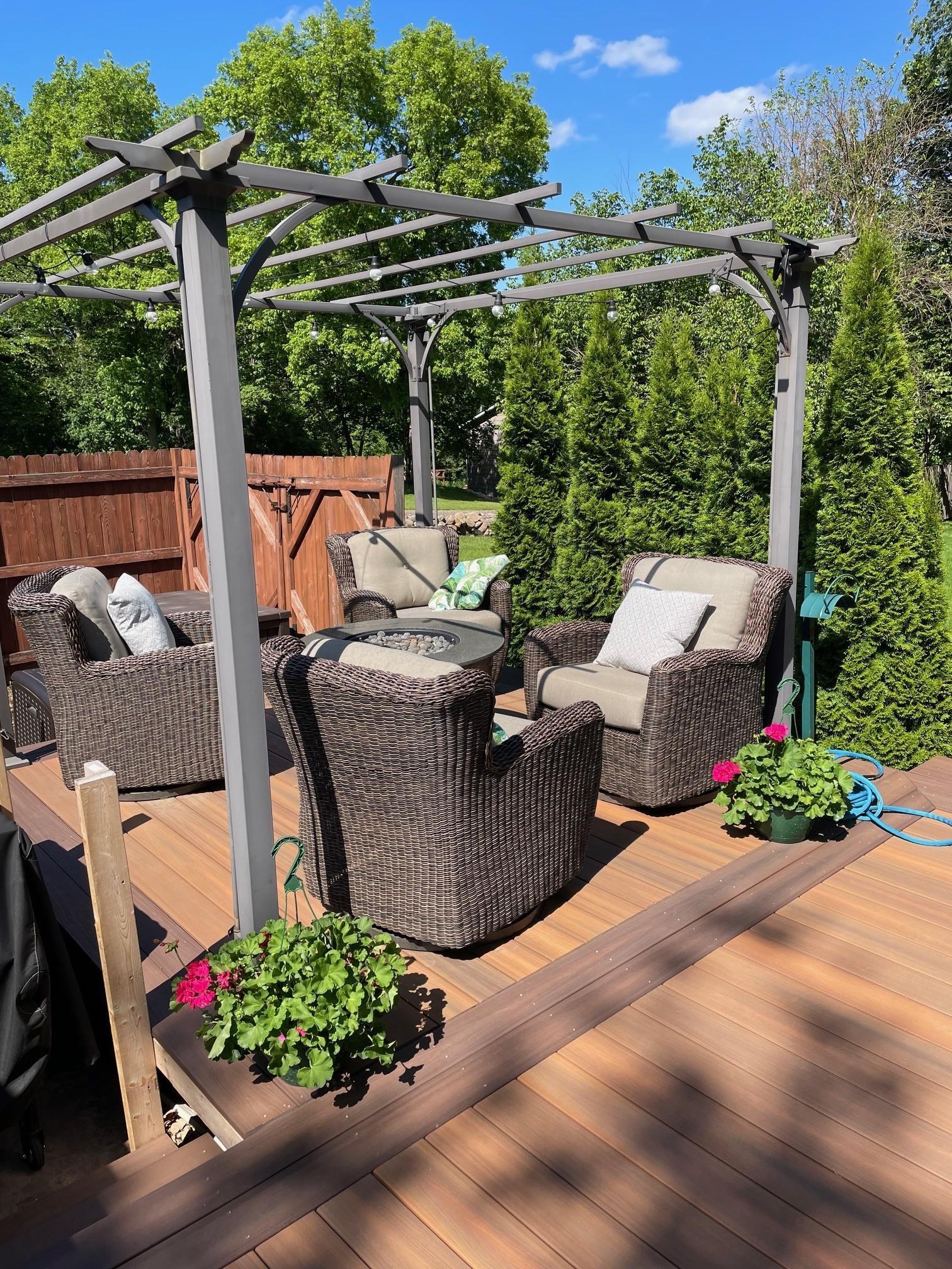 Summer pergola!