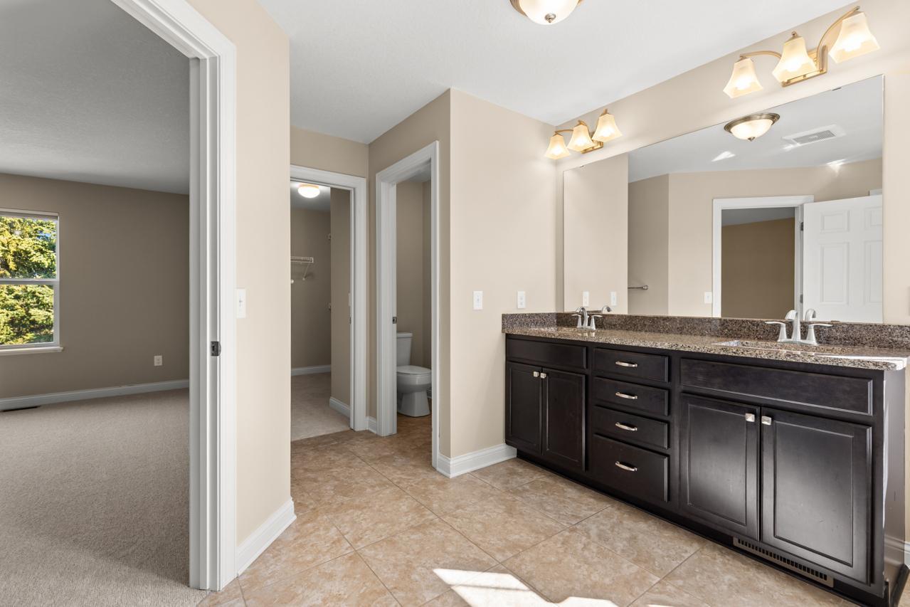 Walk-in closet for ample storage