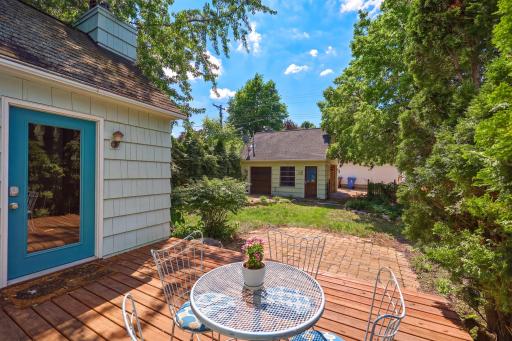 A newer deck (2023), paver patio, and lush private backyard â with the detached heated garage just steps away. Summer living at its best.
