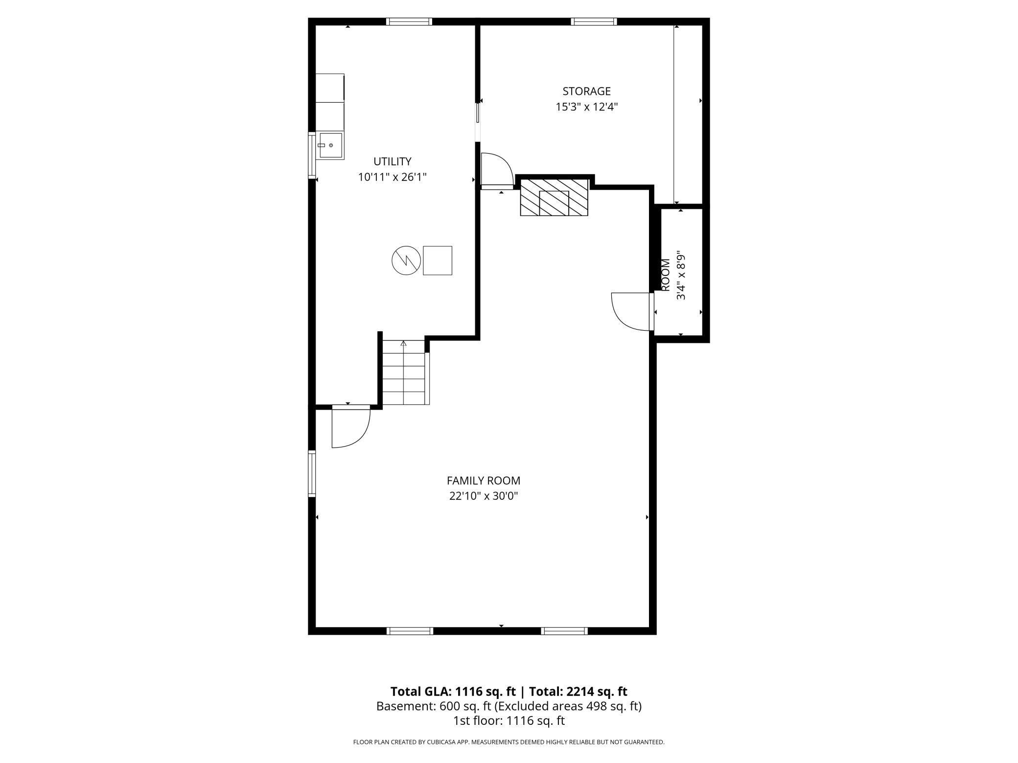 Lower level floorplan