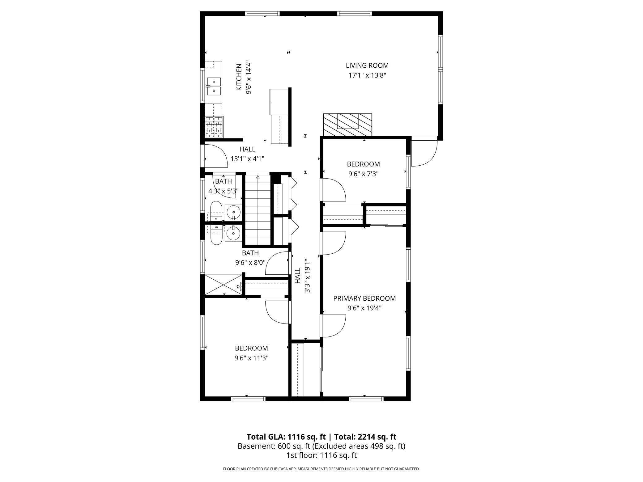Main level floorplan