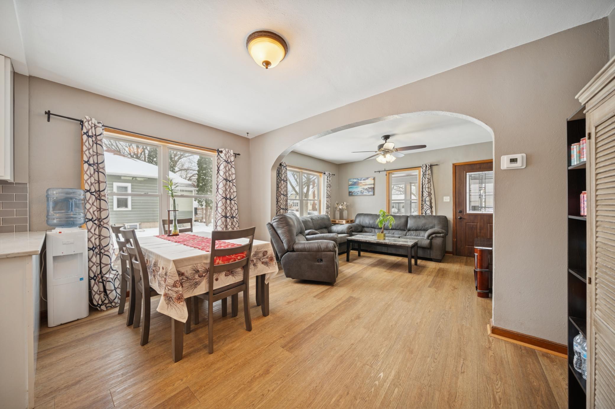 Dining and Family Room View