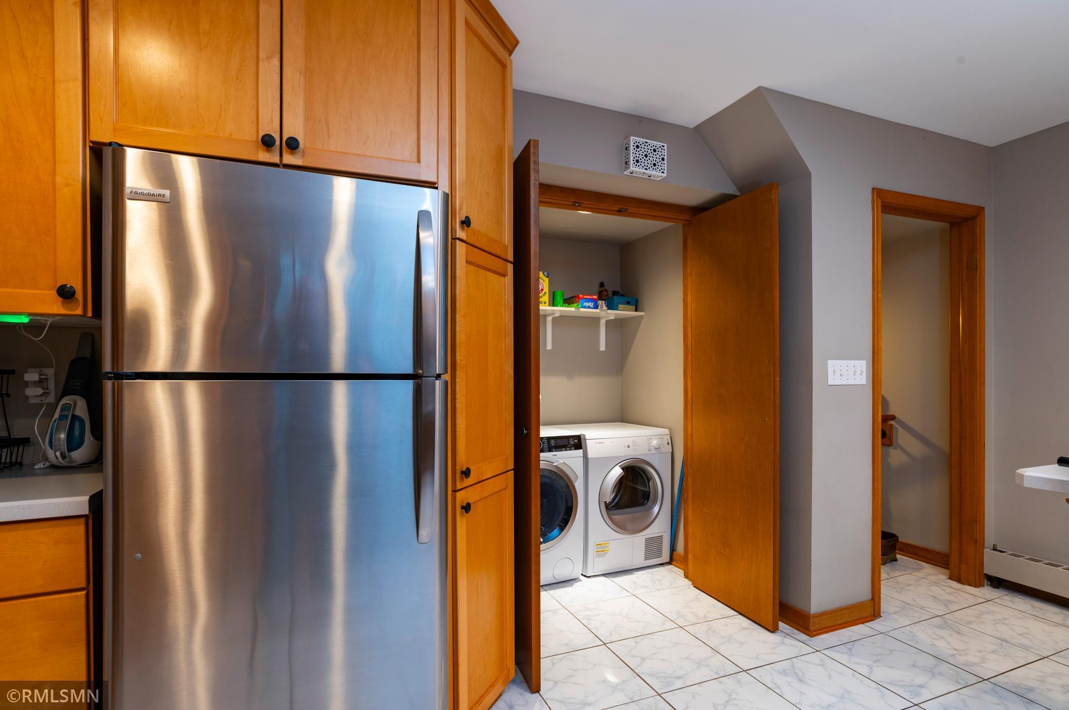 Peek inside the laundry room
