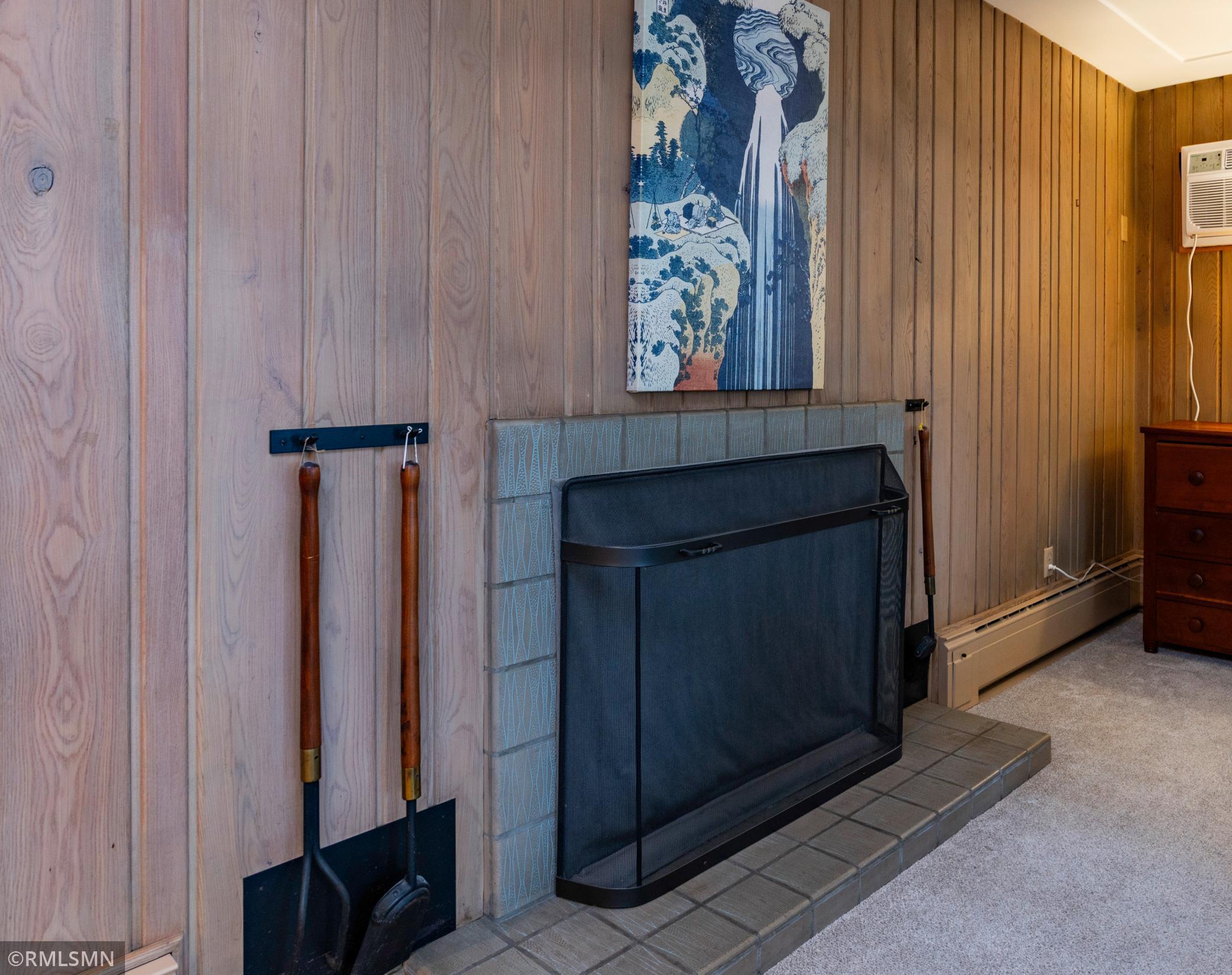 Primary bedroom fireplace