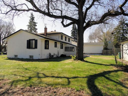 Extra wide side yard, thanks to this generous corner lot.