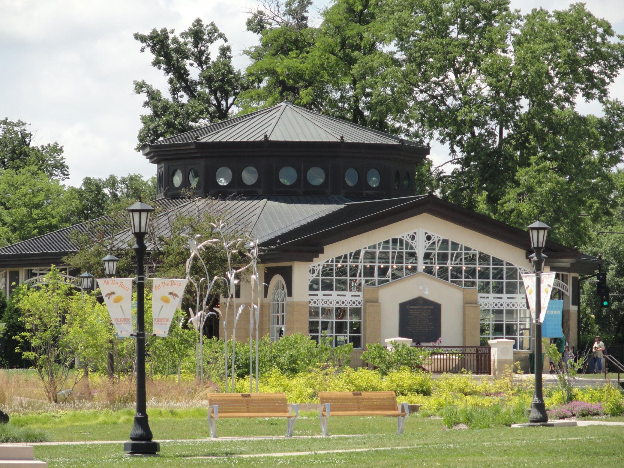 Como Carousel, one of the most beautiful features of St. Paul awaits your enjoyment.