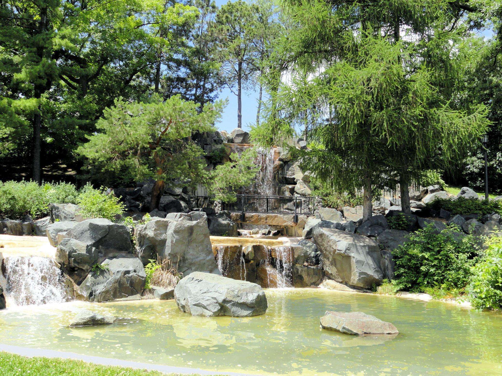 Como Water Falls, sure it's not Niagara Falls, but this comes without airfare & is charming.