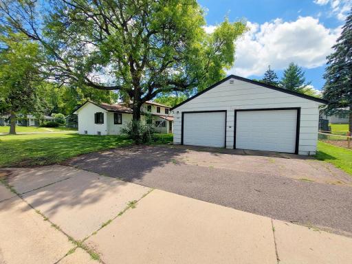 Extra wide side yard, thanks to this generous corner lot. Simple access to the garage without too much pavement or extra snow removal in the winter.