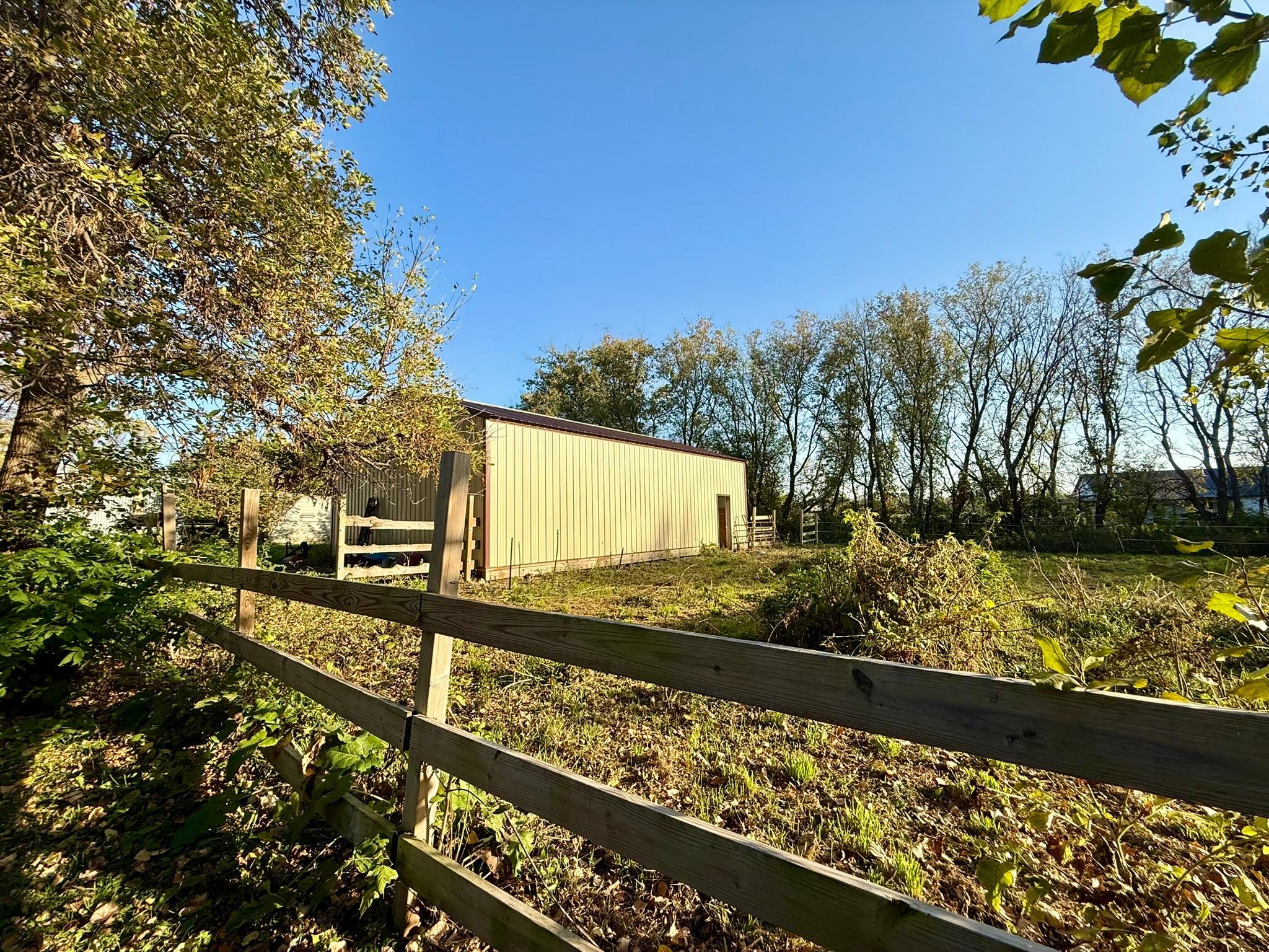Fenced area