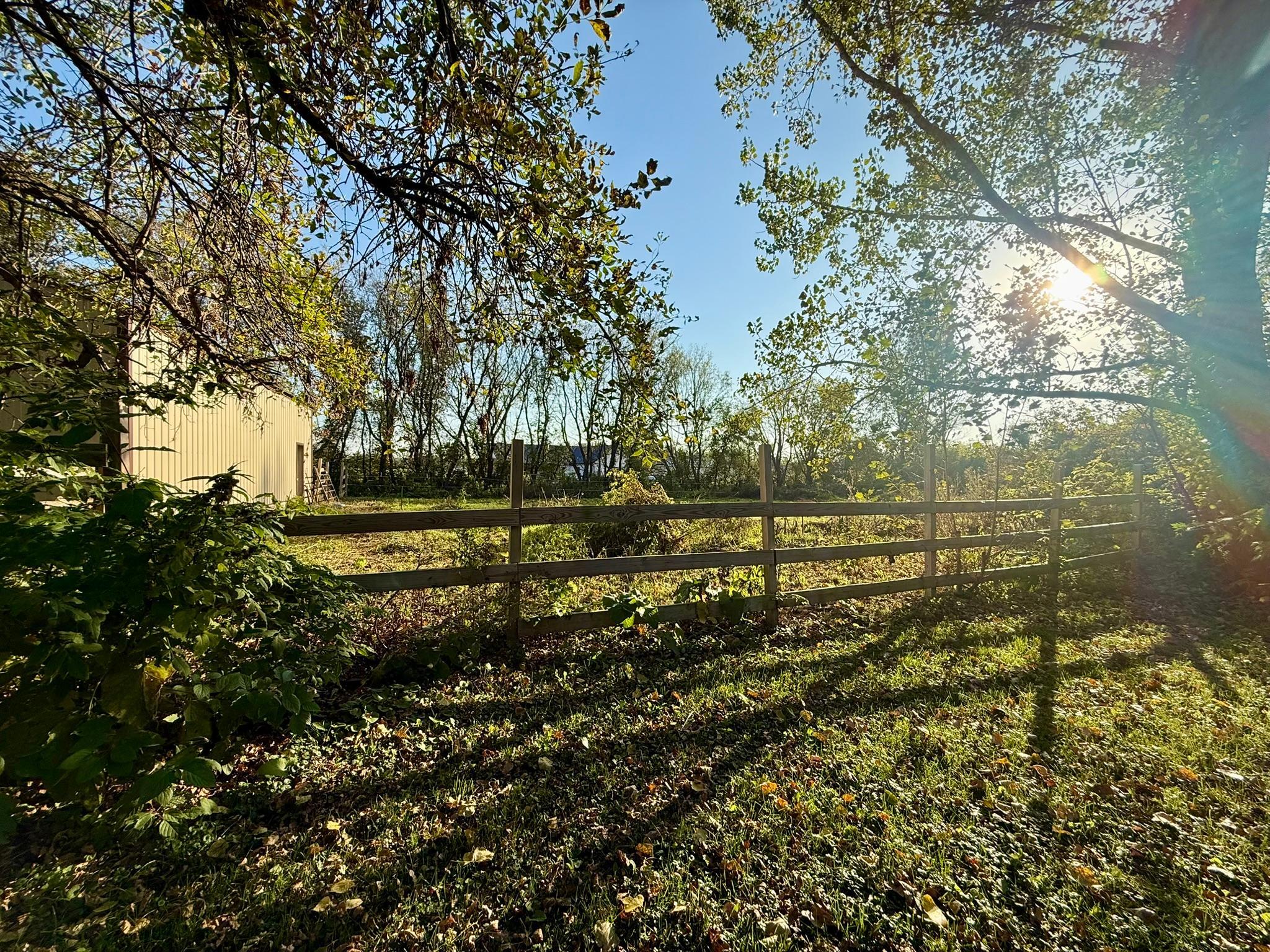 Fenced area