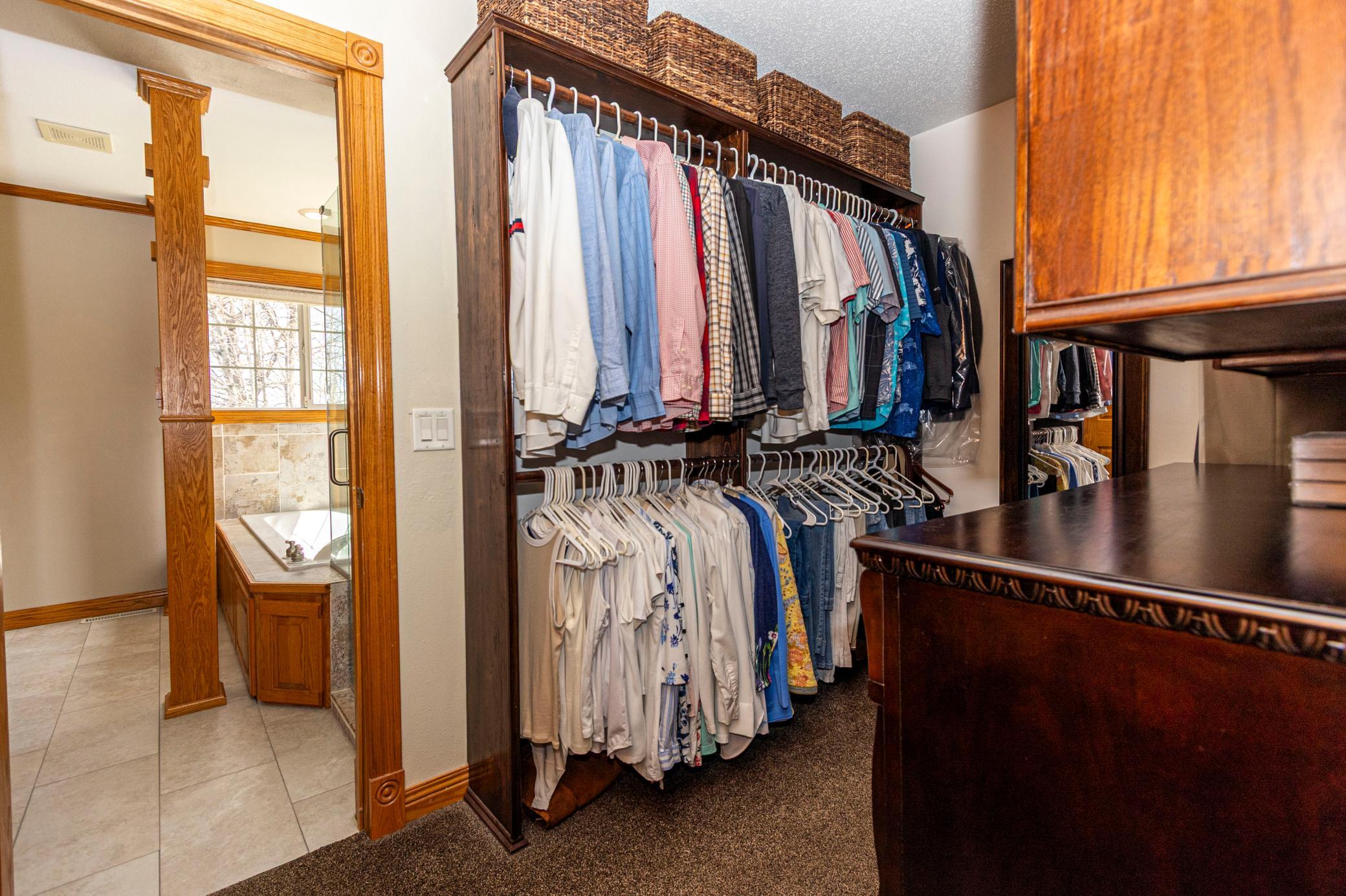Walk-through closet