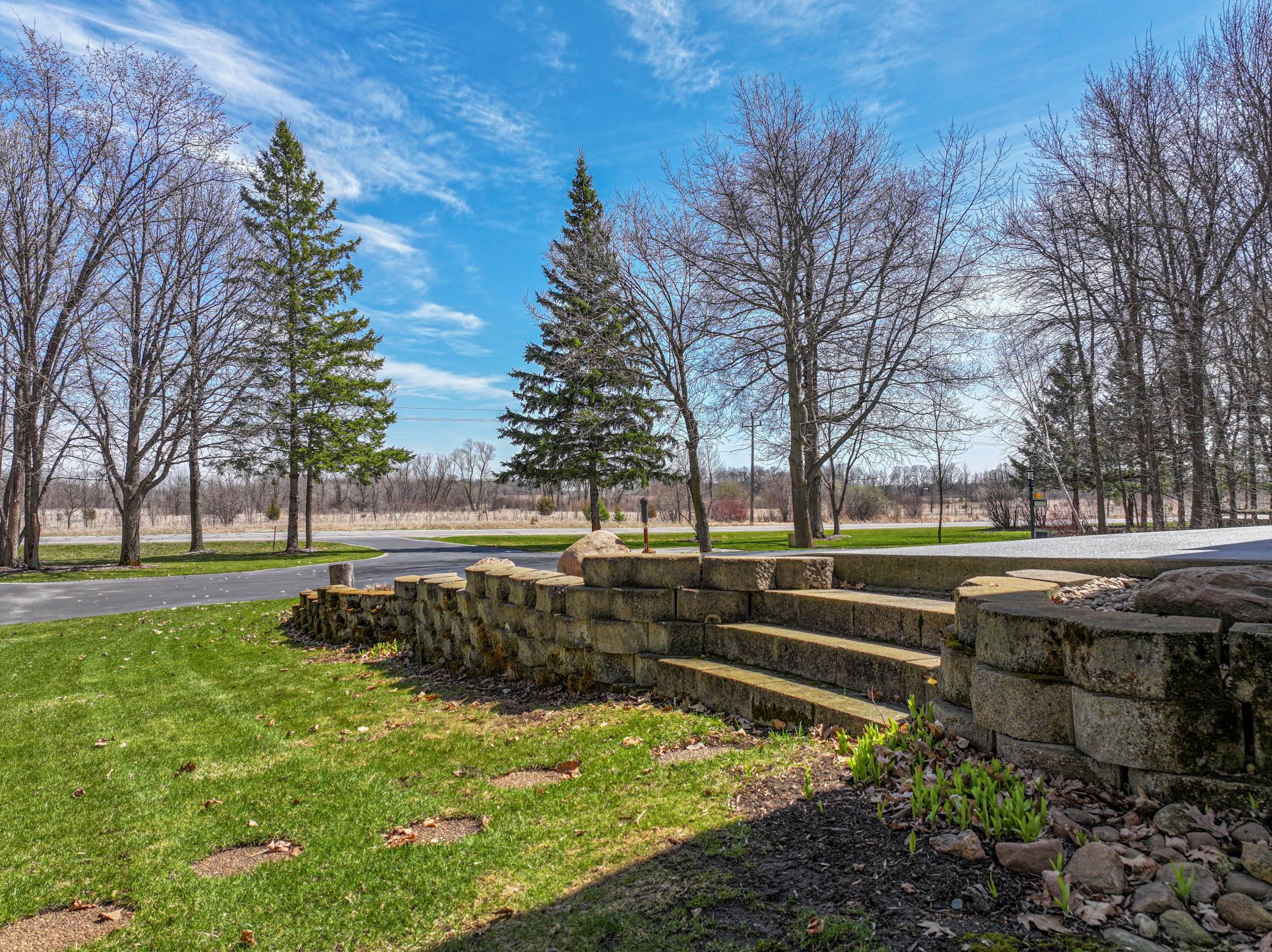 Stairs off of Driveway