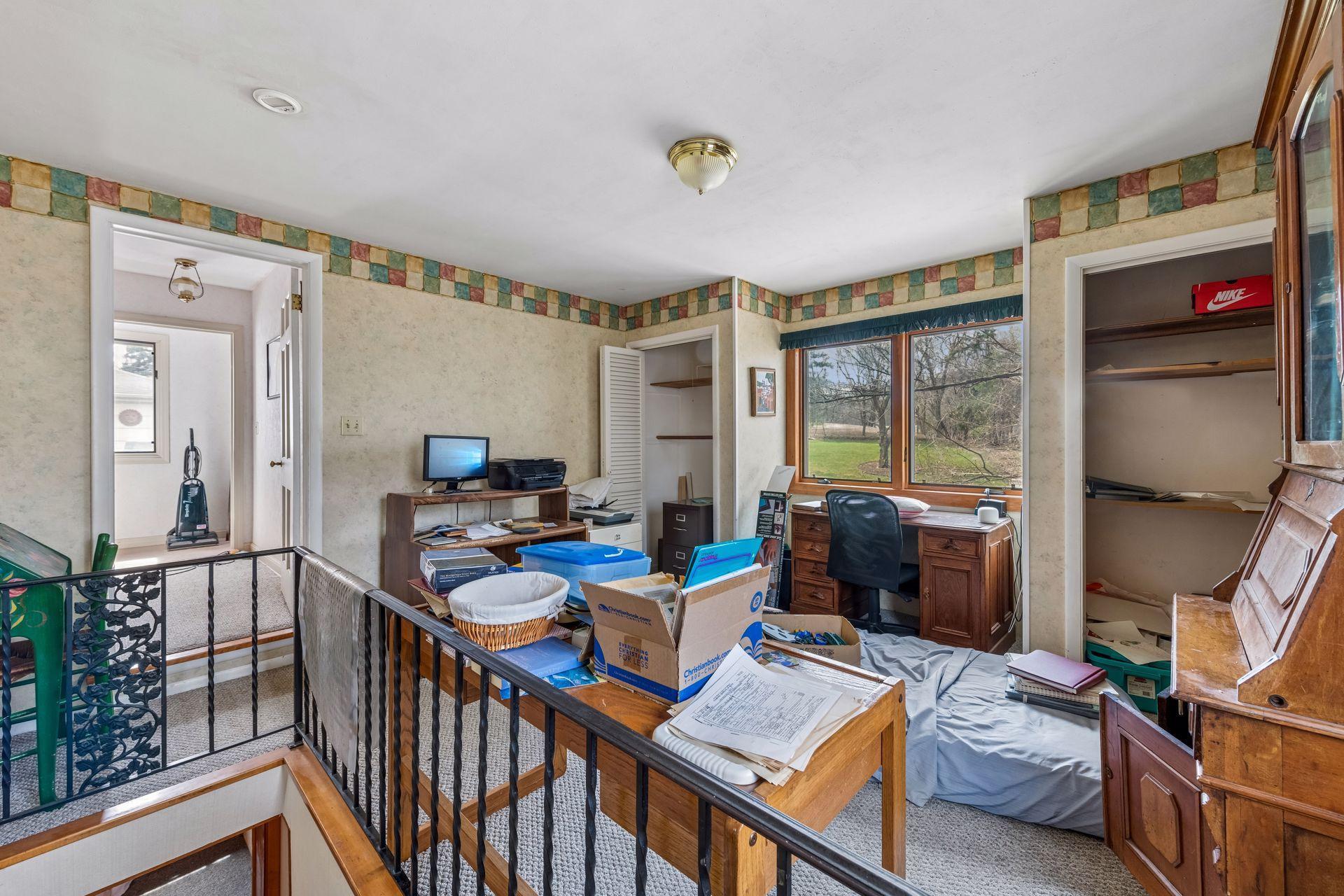 There is also a second stairway into the lower level