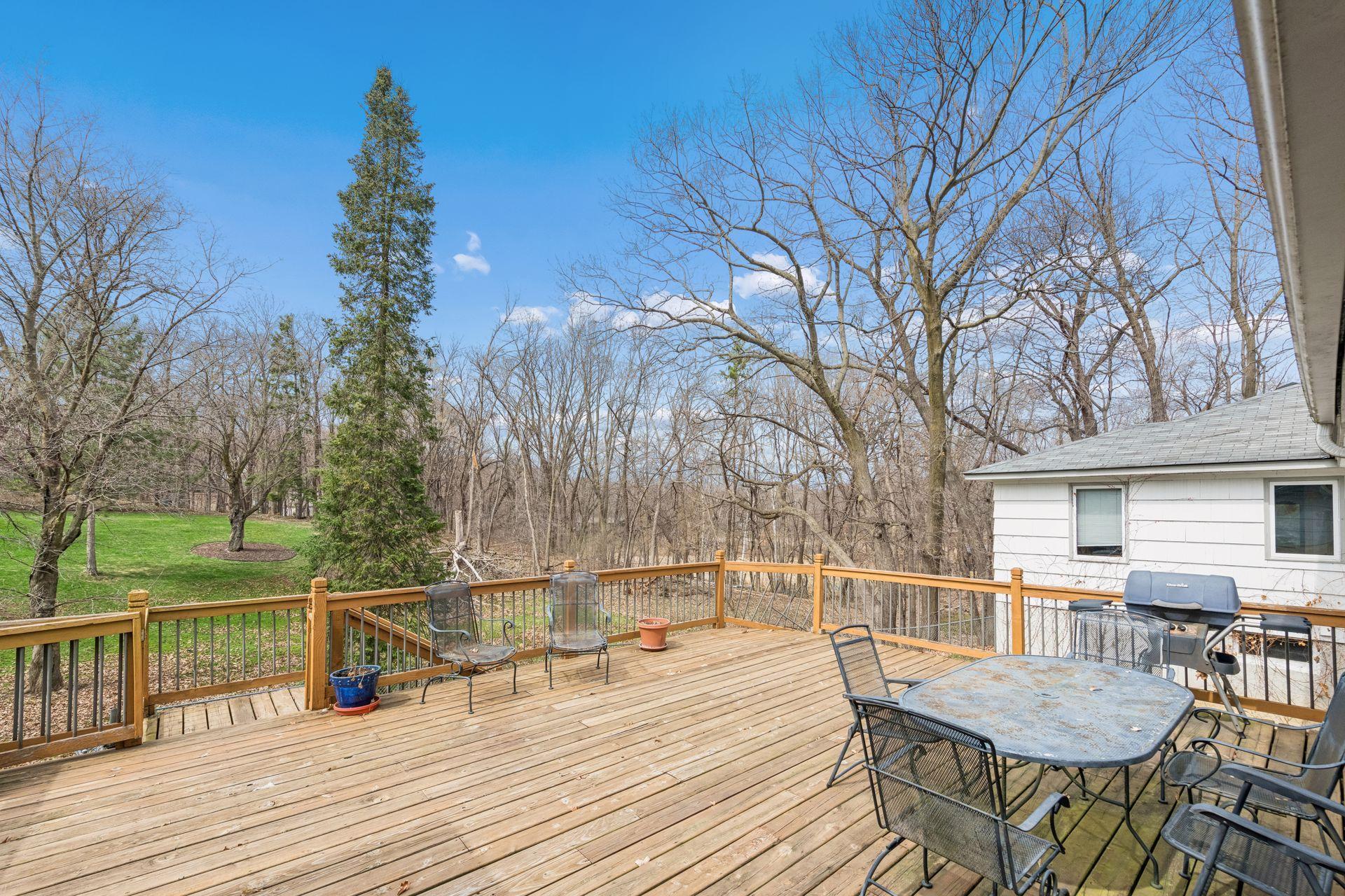 Another view looking northwest toward the wetlands