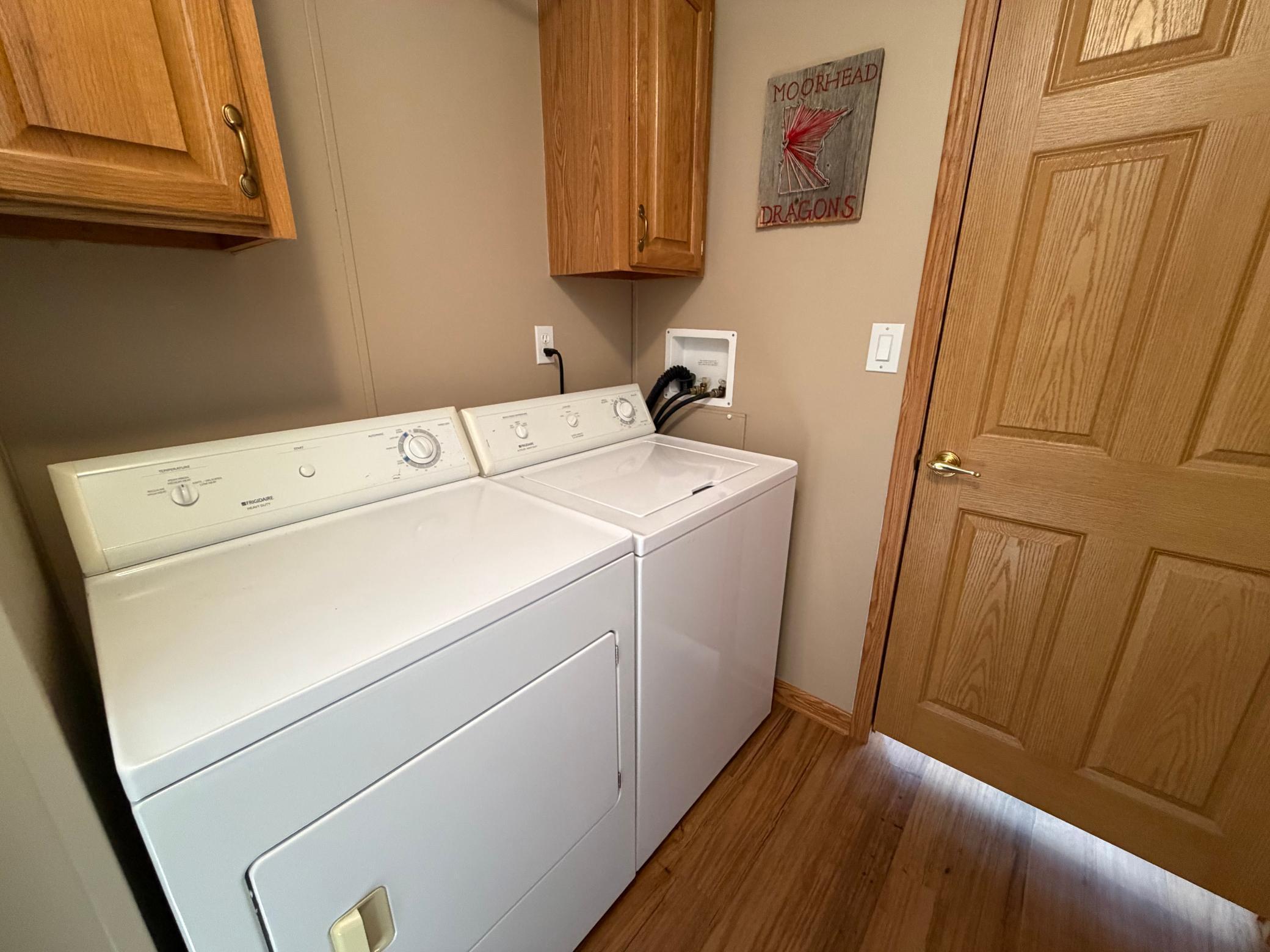 Washer and dryer included