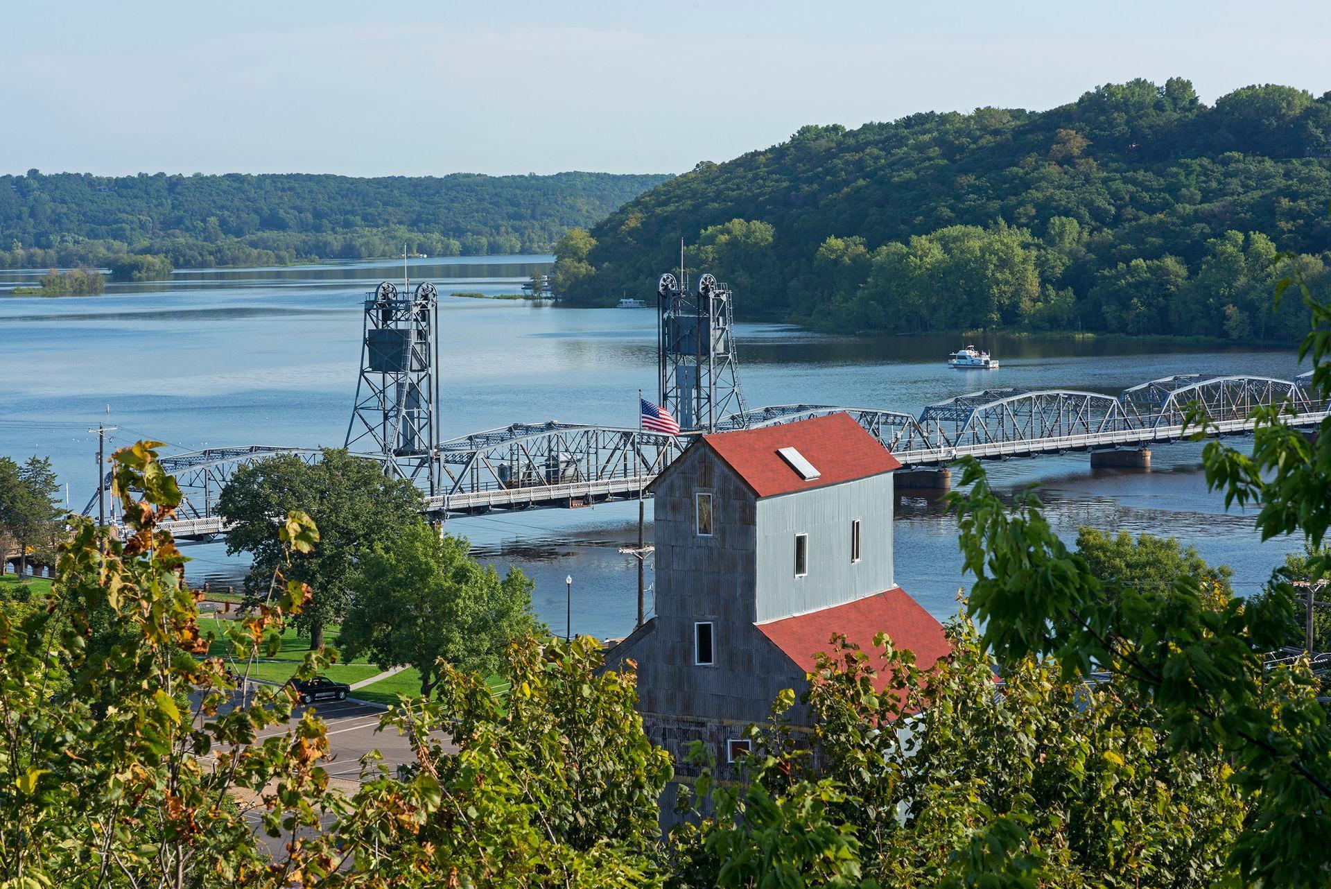 Stunning views from nearby downtown Stillwater