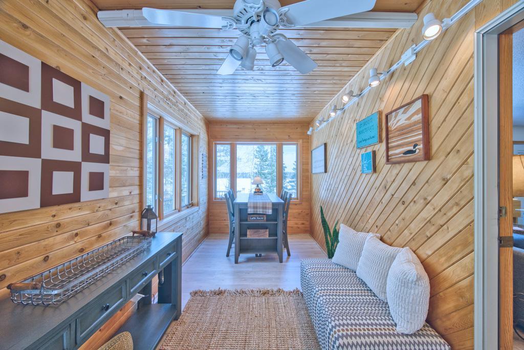 Dining space with lake views!