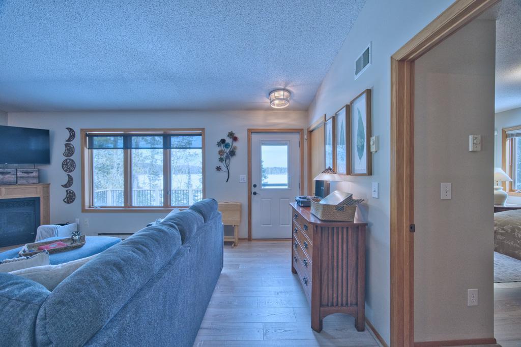 Living room with access to the deck.