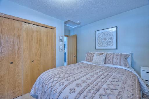 Primary bedroom. New paint and furniture as of September 2024.