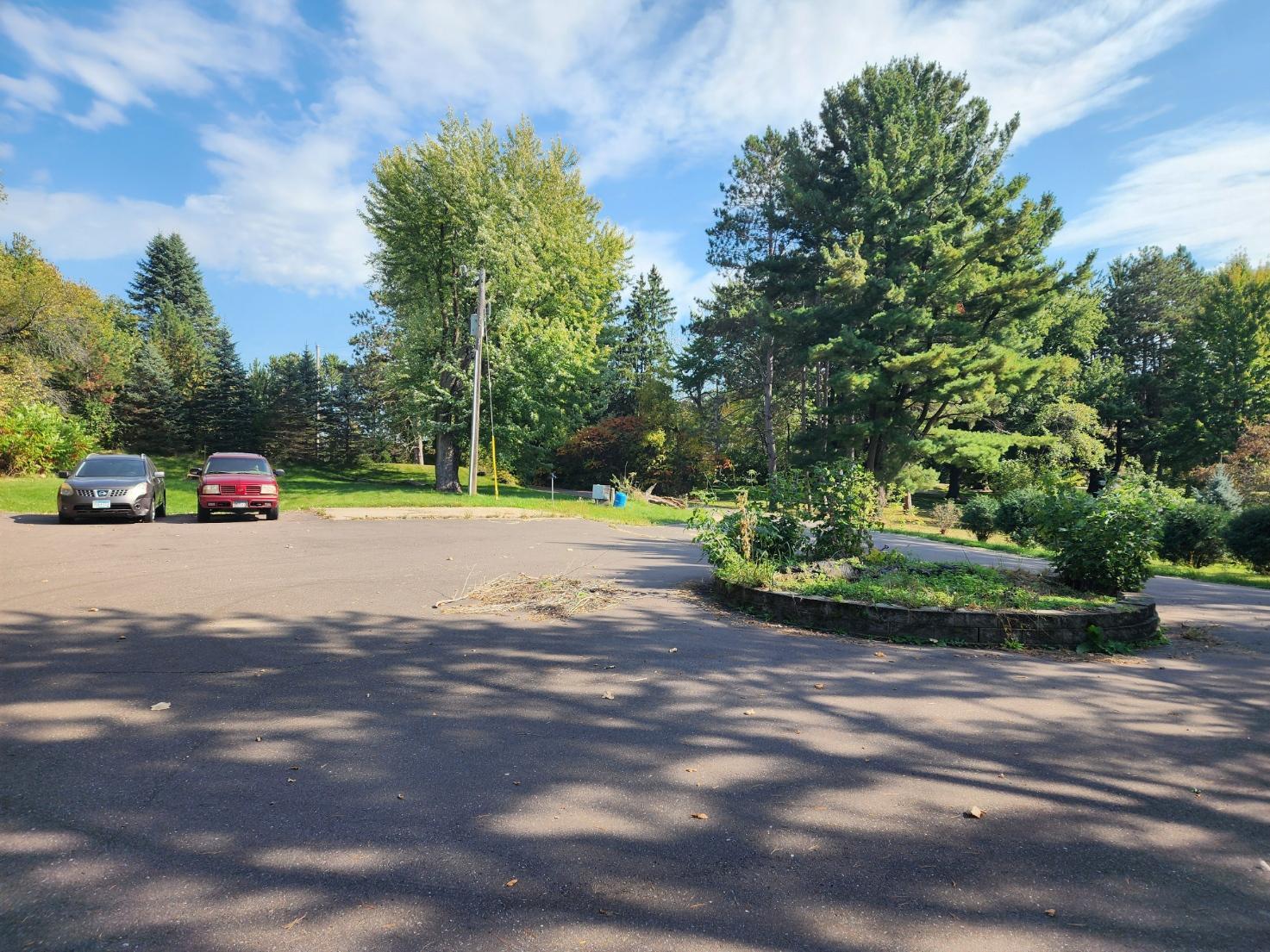 Larger drive way parking area