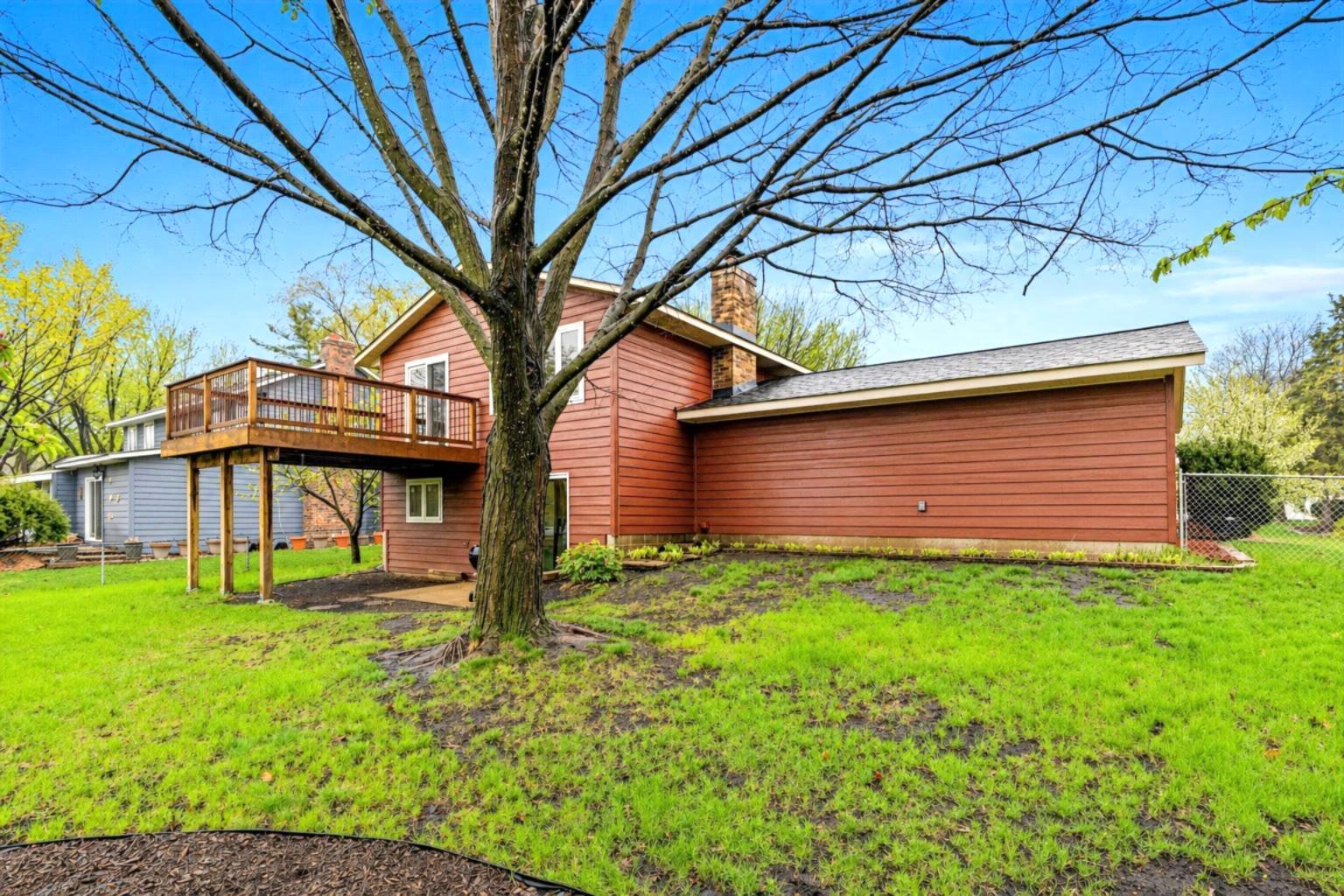 Deck and covered patio