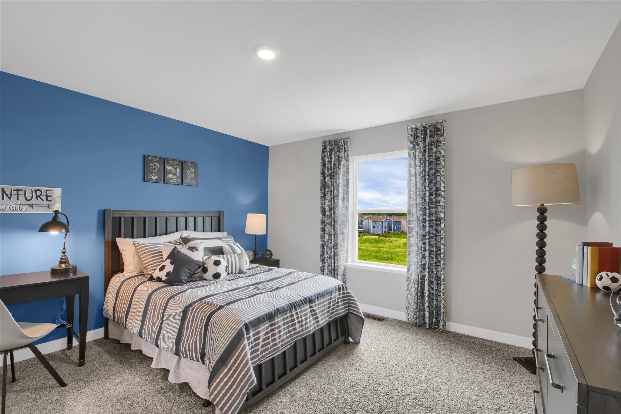 Upper level spacious bedrooms.