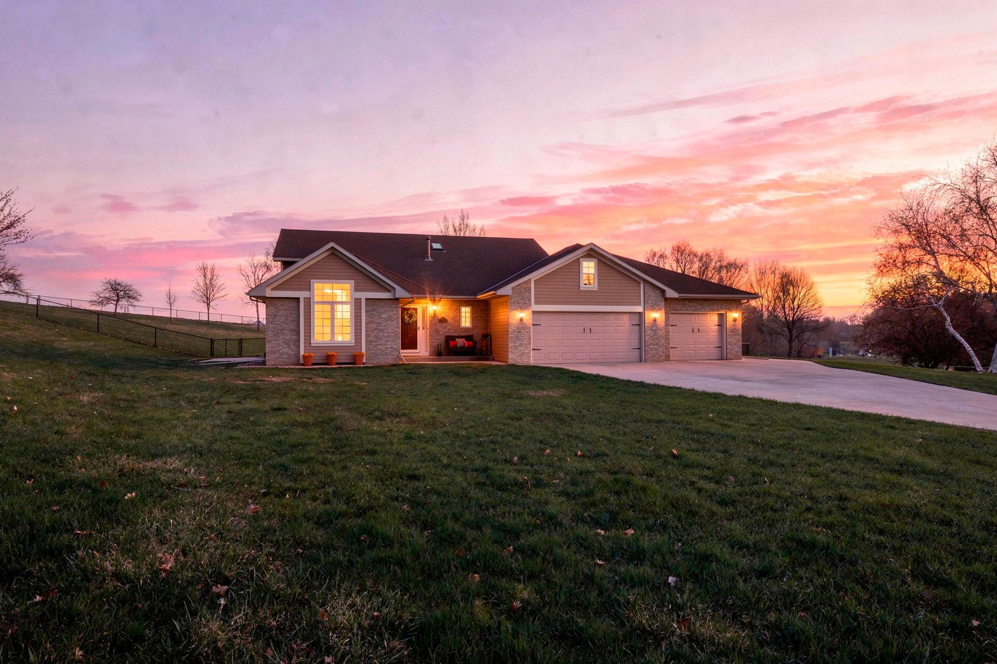 Set on private 1.3 acres!