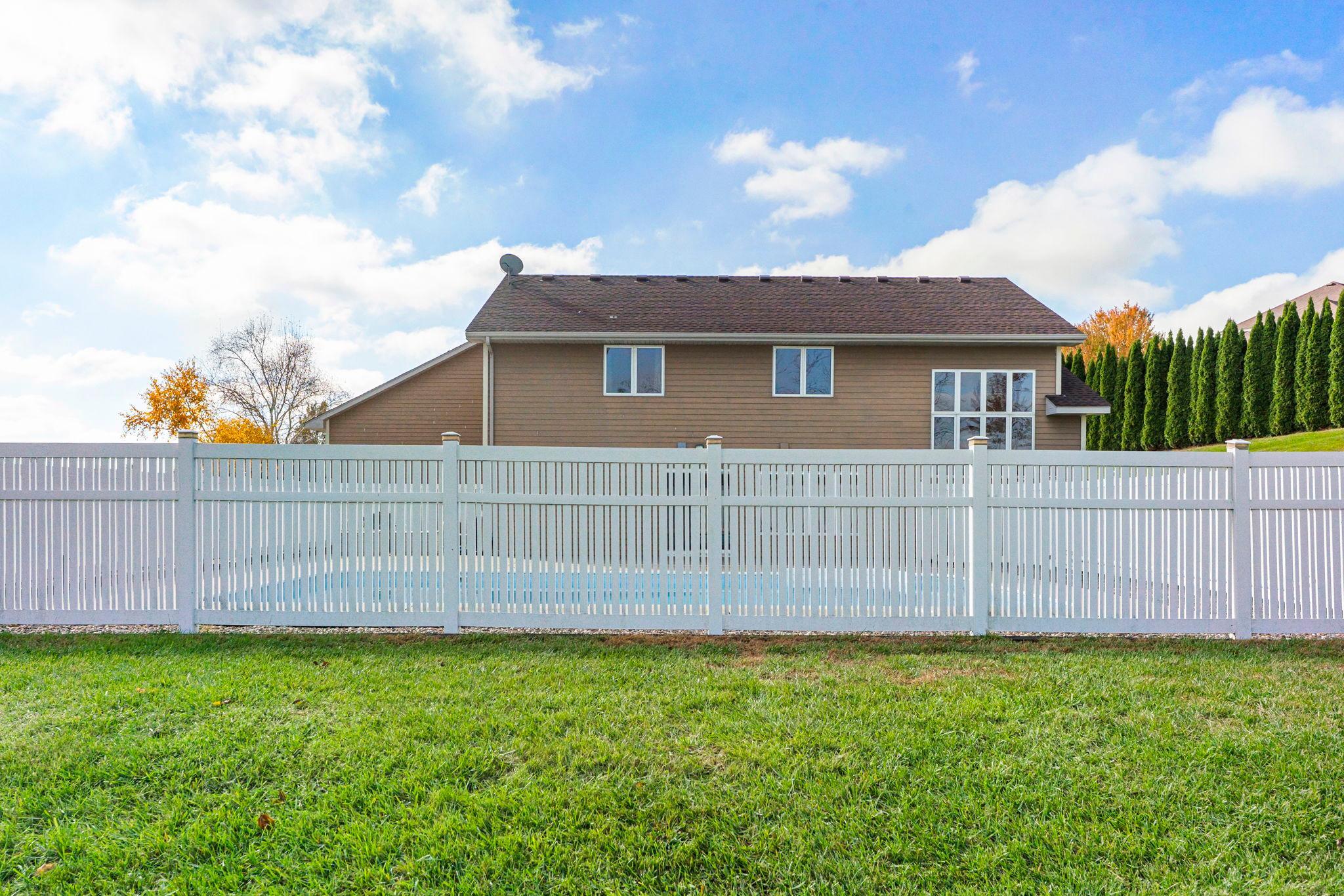 Fenced in pool in addition to the large fenced in yard!