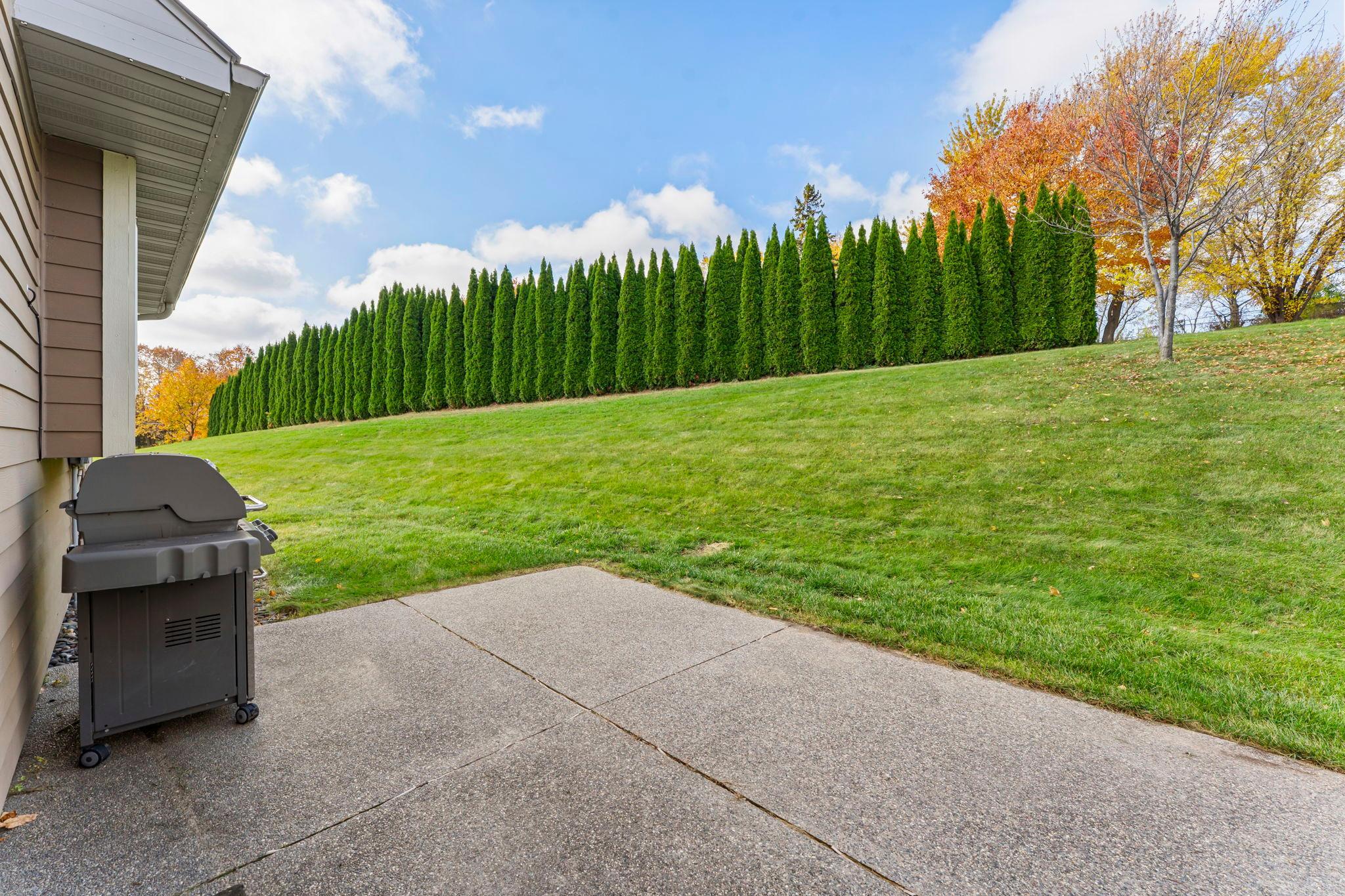 Private patio off of dining room!