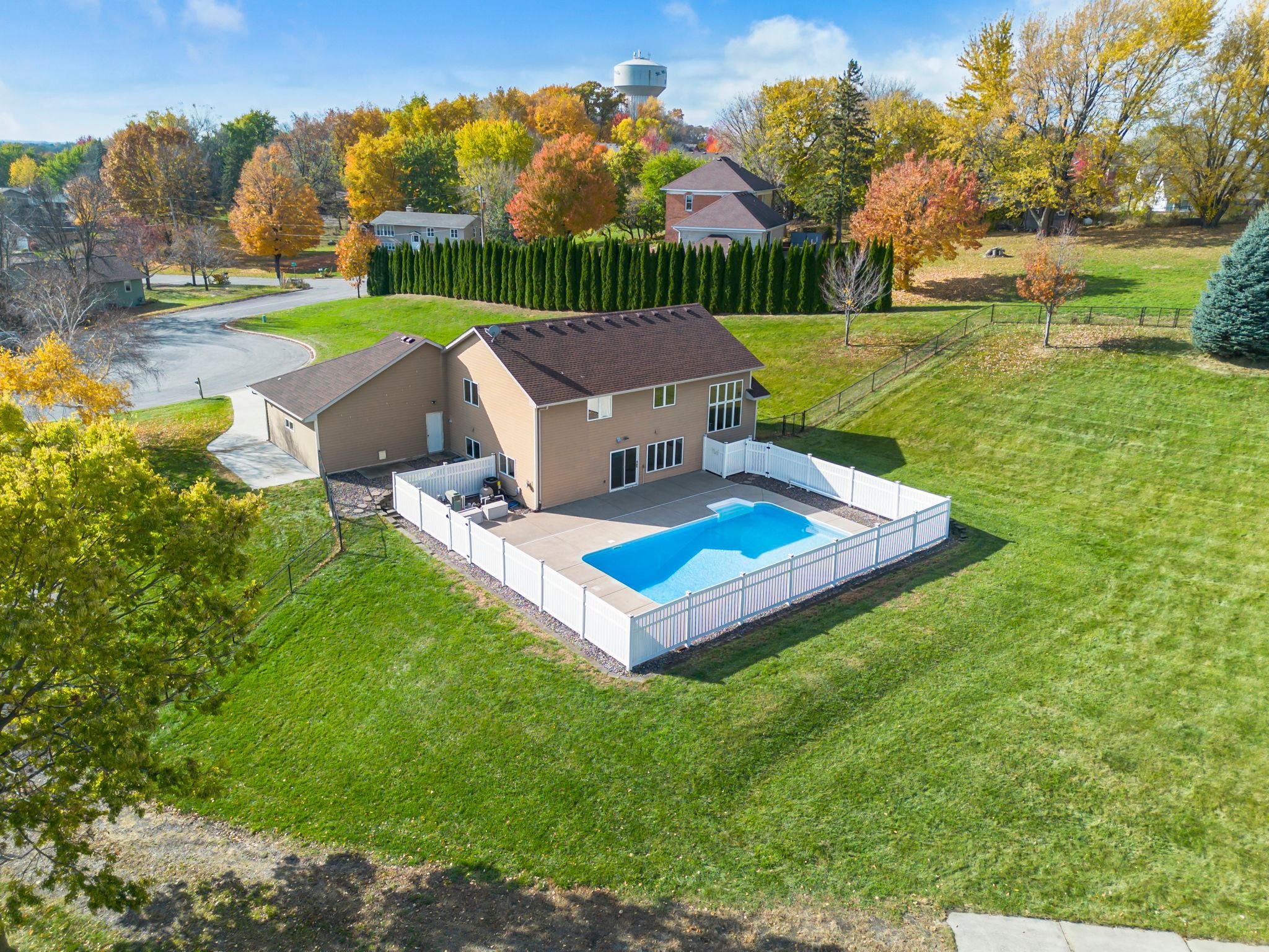 Your very own private cul-de-sac on 1.3 acres of fenced in yard! your kids and dogs will love it!