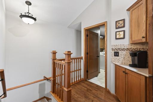 Entry to laundry and stairs (left of kitchen)