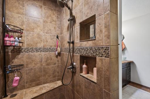 Lower level bath - shower