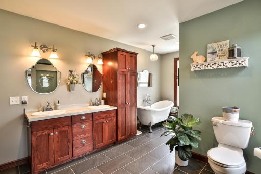 The primary bath that feels like a private retreat!