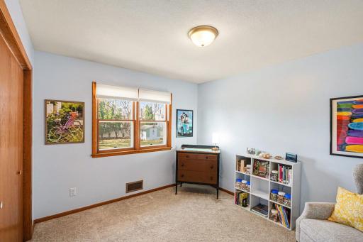 Two bedrooms on the main level.