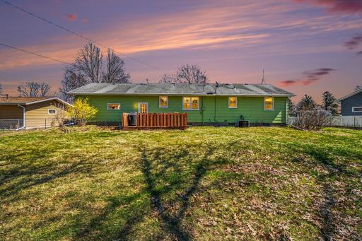 The twilight AI pic, of course. Real evenings are wonderful here, too! Come tour and see if 908 10th Street of Farmington feels like it is supposed to be your new home today!