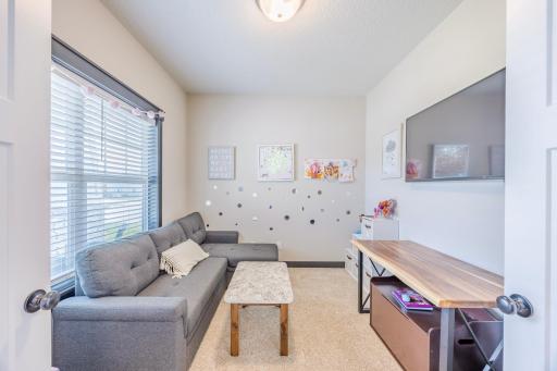 Front office, play room, or reading room-- make it your own.