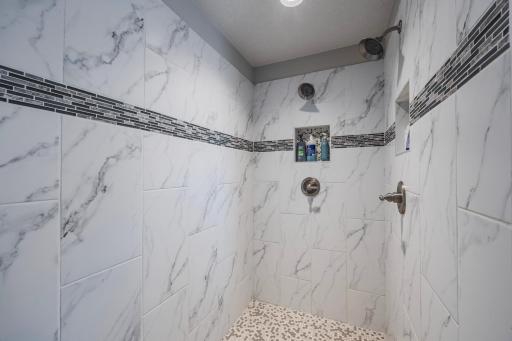 Your private escape with a spa-like walk-in shower.