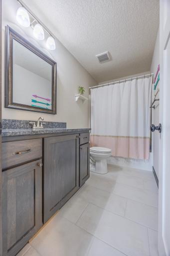 Upper level bathroom.