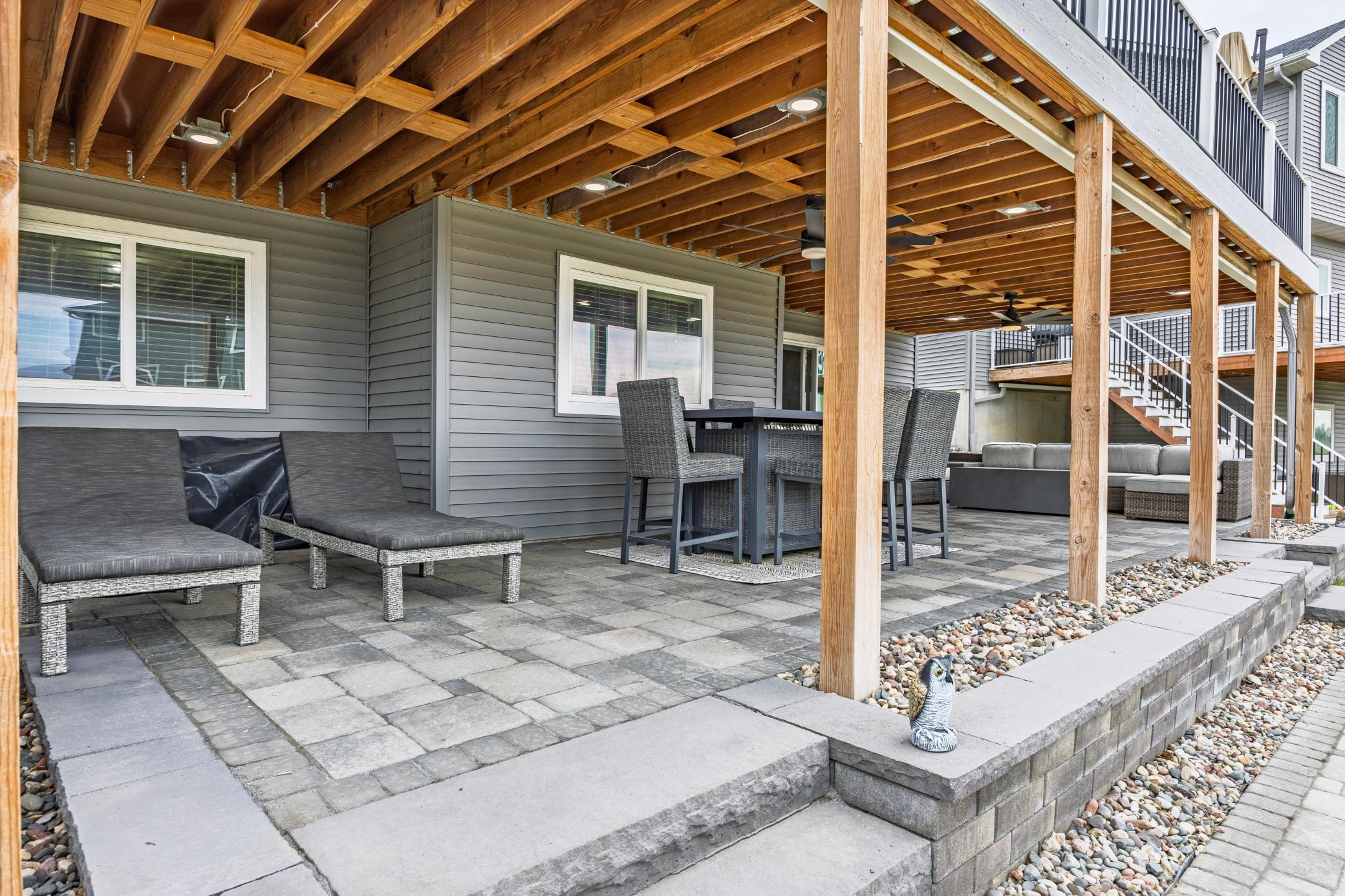 Enjoy ever inch of this space as is or add a hot-tub. Wiring is all ready to go.