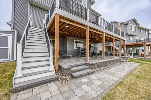 500 sqft patio. With the rain escape system, you can still enjoy MN summer nights outdoors.