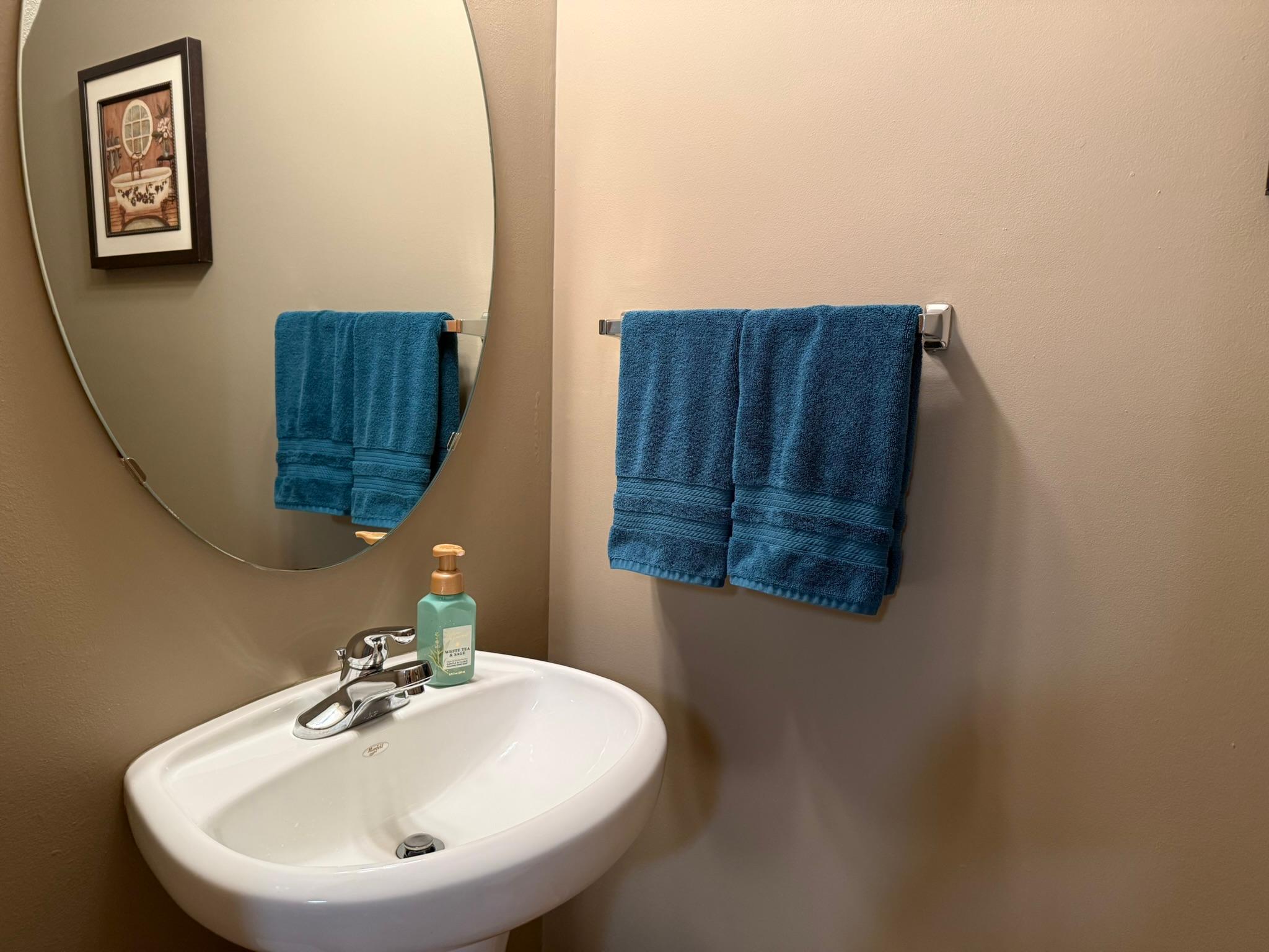 Main floor half bath