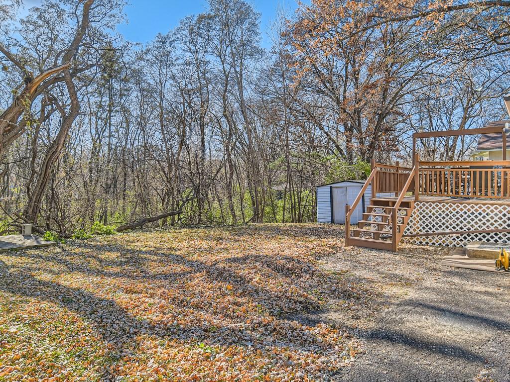 Wooded backyard is over twice as deep as most Maplewood lots!