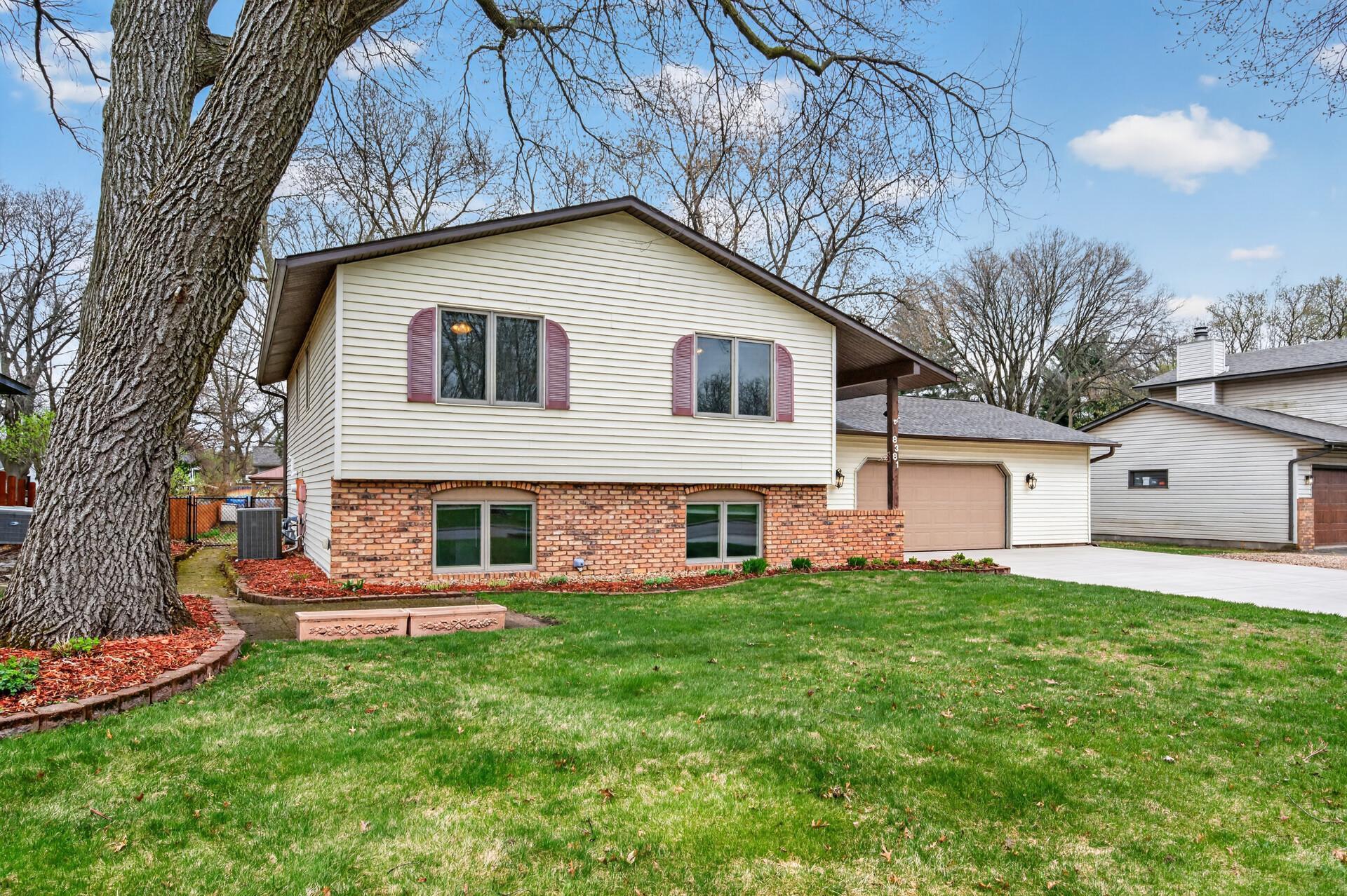 Welcome to 8381 Knollwood Drive in Mounds View. This one-of-a-kind home offers 3 bedrooms, 3 bathrooms, an oversized 2 car garage (can fit 3 cars), and a large, flat 0.39 acre lot.