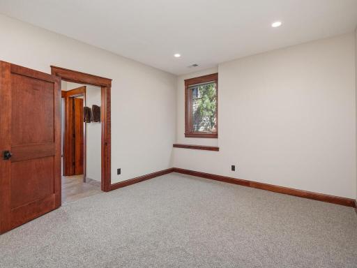 Lower Level Bedroom 3 with shared Jack & Jill Full Bath.