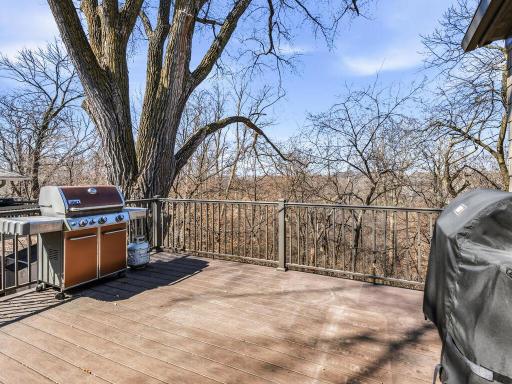 West-facing 15Ã14 deck with low-maintenance composite decking.
