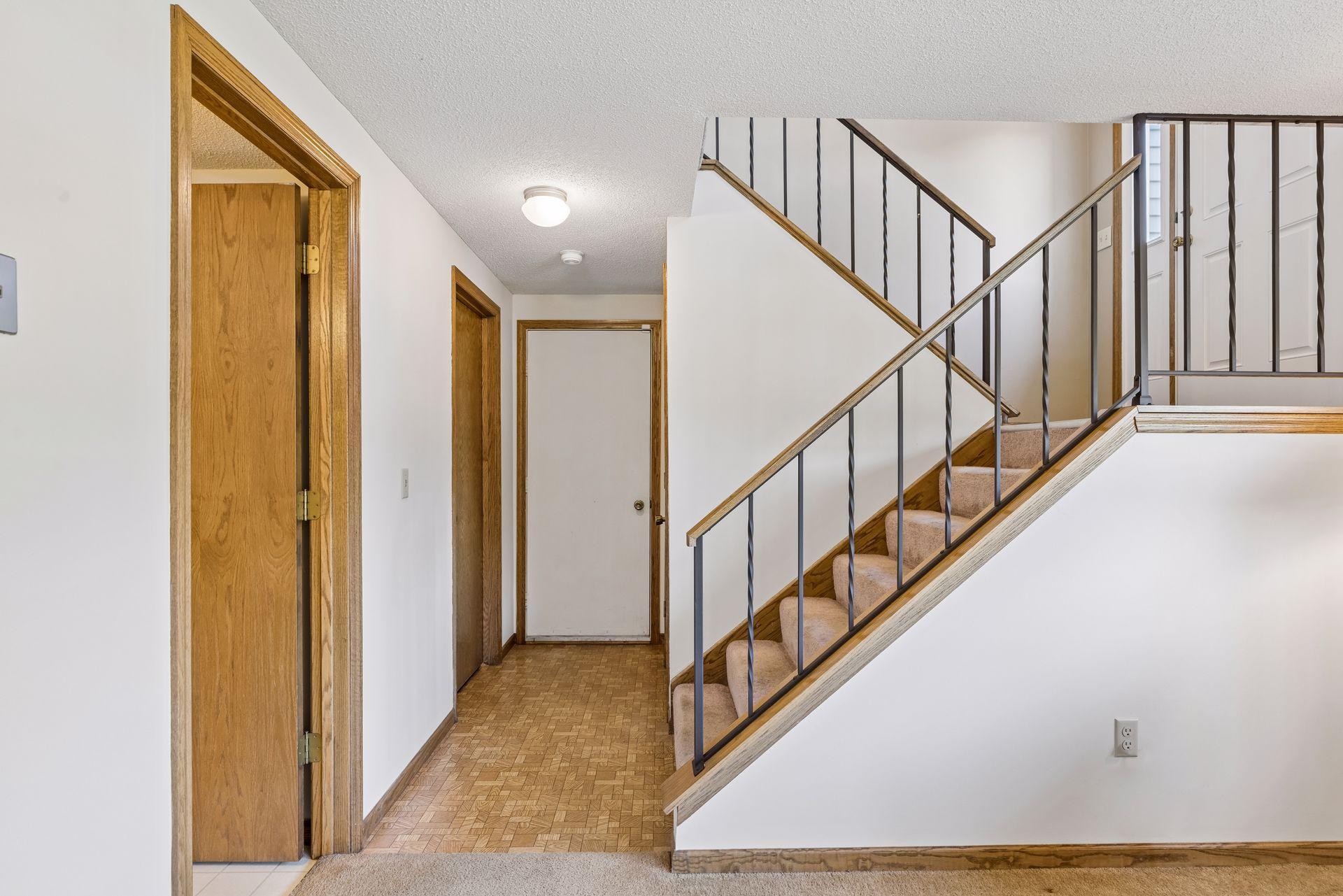 Access to garage, storage, mechanicals and bathroom