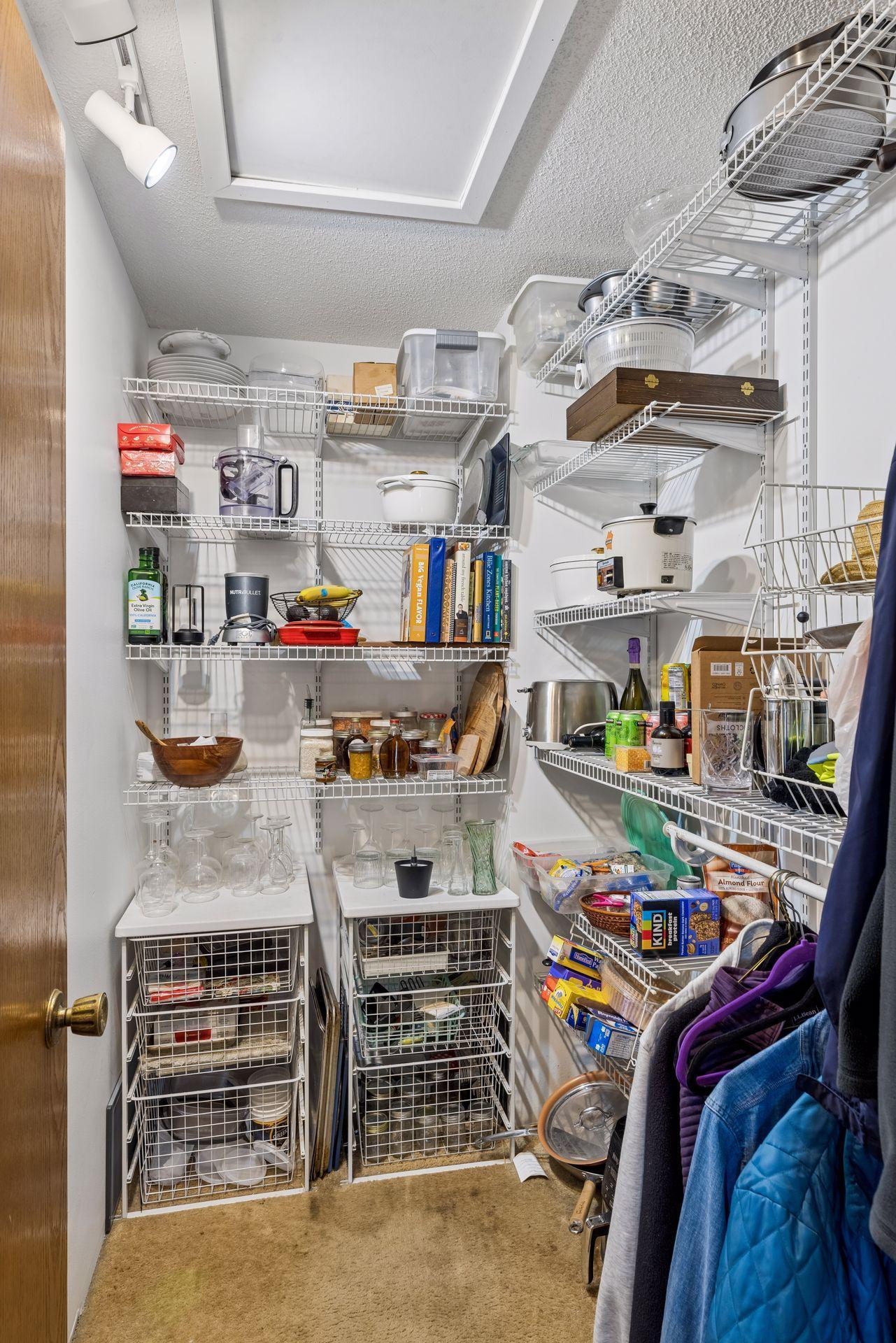 Large pantry is a plus!