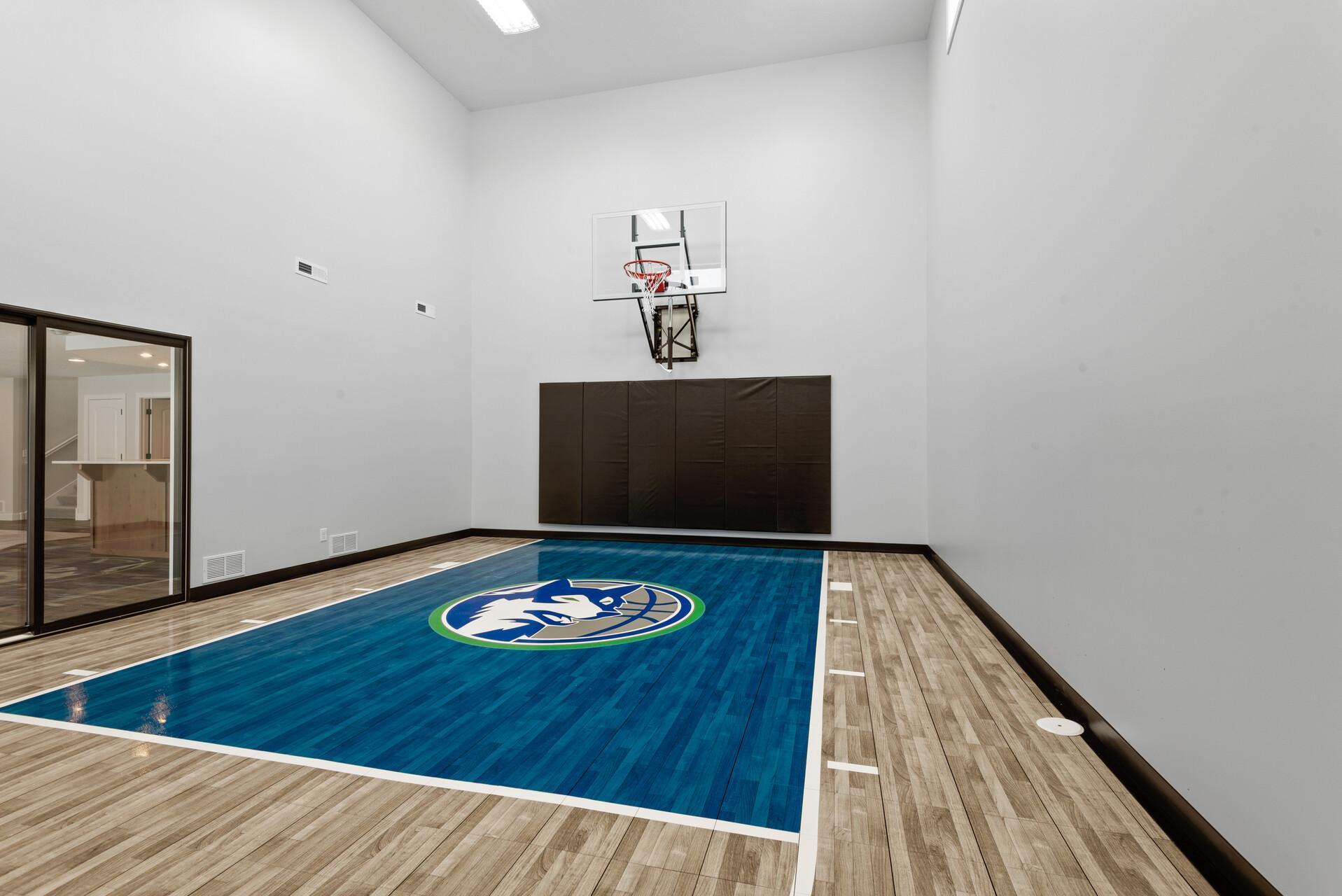 Sport Court - the answer to all MN Seasons for an active, healthy lifestyle year-round! Photo of previous home.