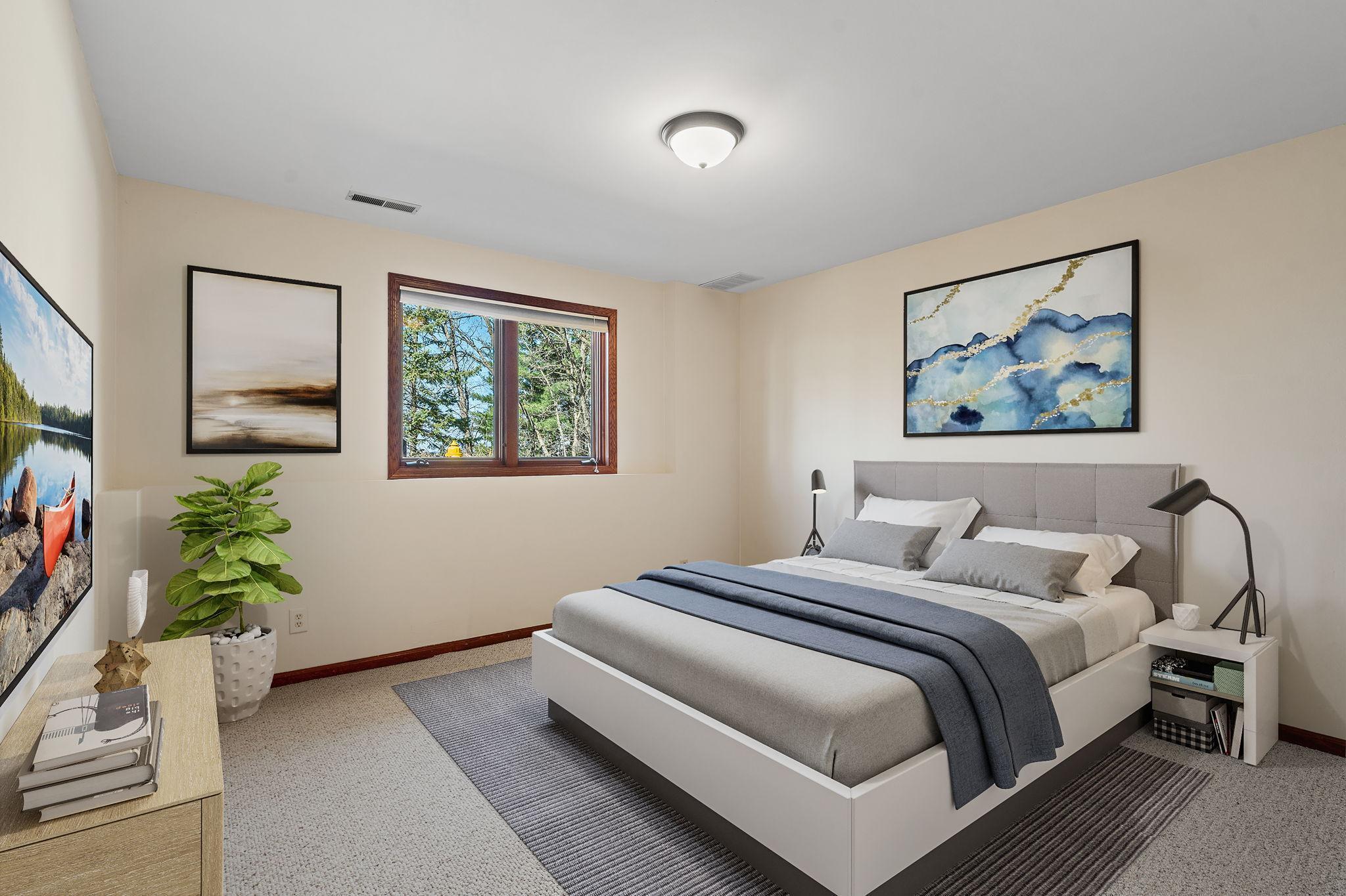 This photo is virtually staged