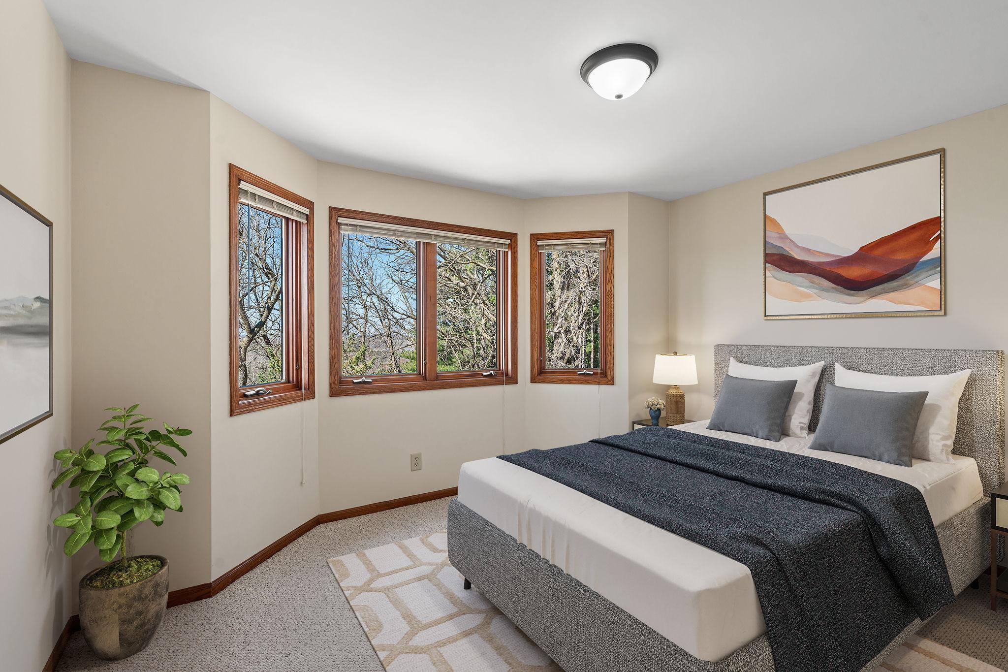 This photo is virtually staged